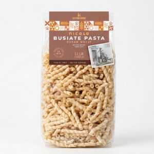 busiate pasta con farina di grano duro